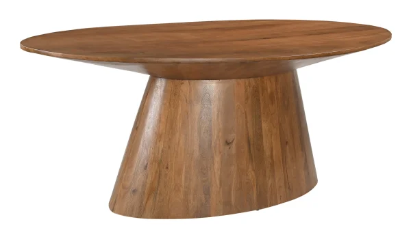 Artistiq Ovale Eettafel Elicia Mangohout, 210 x 100cm - Bruin - Ovaal