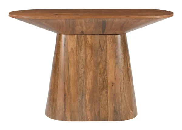 Artistiq Ovale Sidetable Elicia Mangohout, 120cm - Bruin