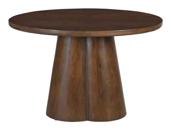 Artistiq Ronde Eettafel Effrey Mangohout, 120cm - Bruin