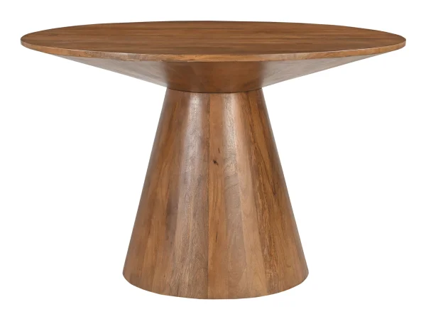 Artistiq Ronde Eettafel Elicia Mangohout, 120cm - Bruin
