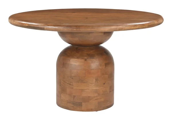 Artistiq Ronde Eettafel Naveen Mangohout, 130cm - Bruin