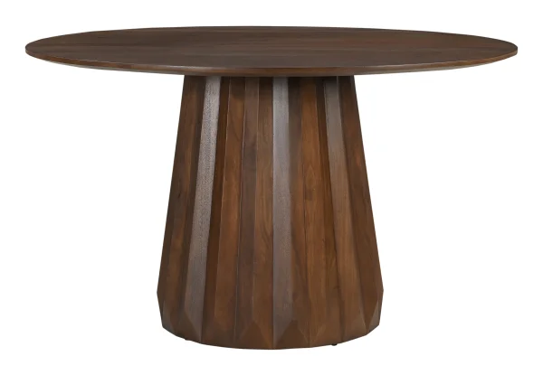 Artistiq Ronde Eettafel Shawntel Mangohout, 130cm - Bruin