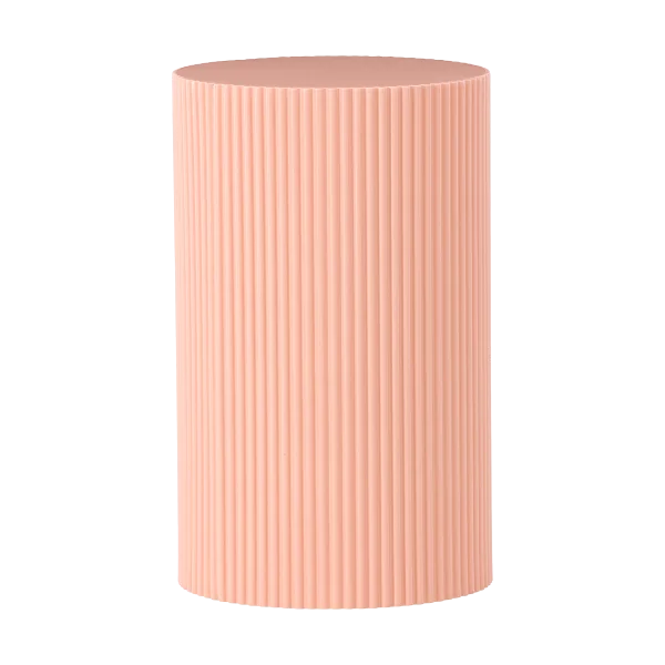 Asa houten bijzettafel zacht roze - Ø 31 cm