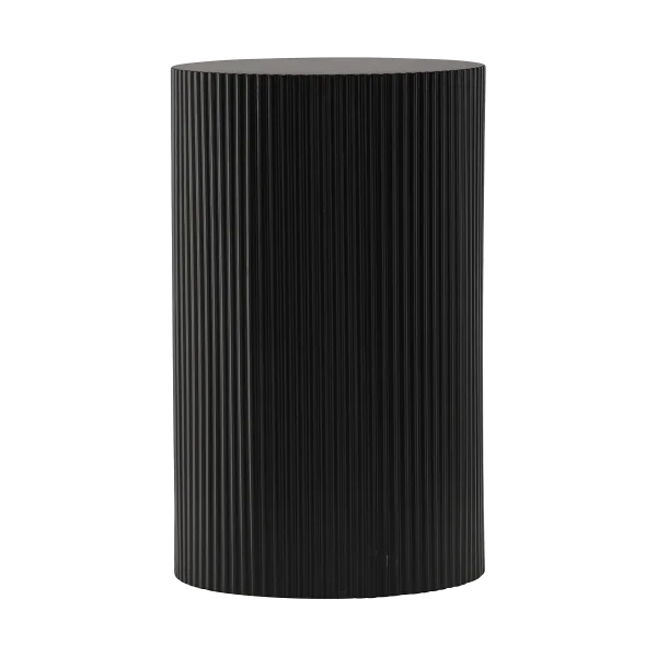 Asa houten bijzettafel zwart - Ø 31 cm