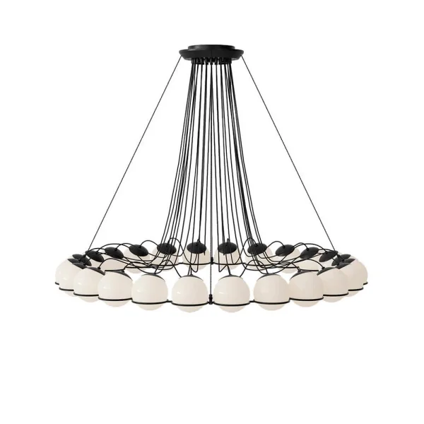 Astep - Model 2109/24 Hanglamp Ø14 Opaal/Black