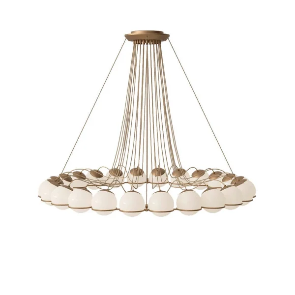 Astep - Model 2109/24 Hanglamp Ø14 Opaal/Golden