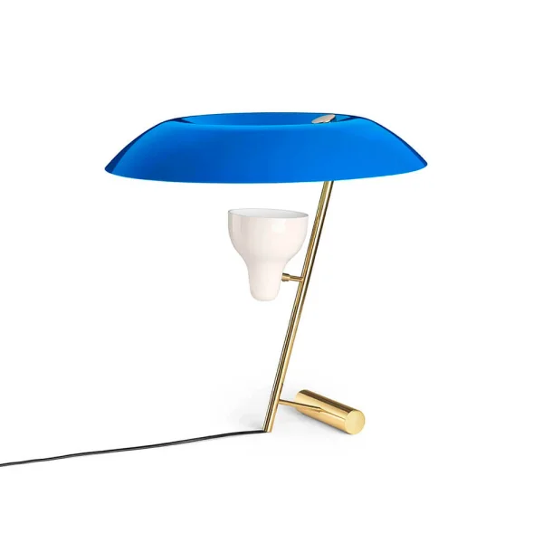 Astep - Model 548 Tafellamp Polished Brass/Azure