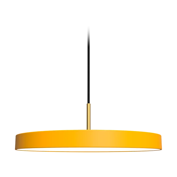 Asteria Medium hanglamp saffron yellow - met koordset - Ø 43 cm