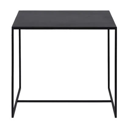 Atmooz Salontafel Conner Small - Metaal Vierkant - Zwart - 50x50cm