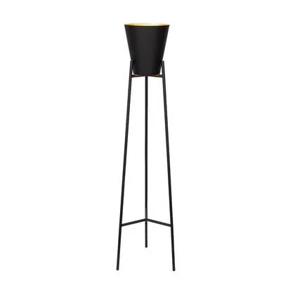 Atmooz Xavier Vloerlamp - Zwart|Gold - Ø33x150cm - E27