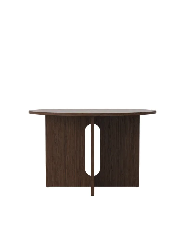 Audo Androgyne eettafel rond - eiken, donker gebeitst - eiken, donker gebeitst - Ø 120 cm