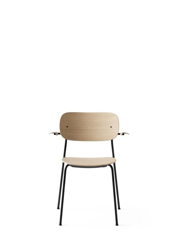 Audo Co Chair w/ Armrest - Eiken - zonder zitkussen