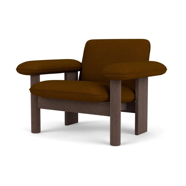 Audo Copenhagen Brasilia fauteuil low back Dark oak-Baru 0450