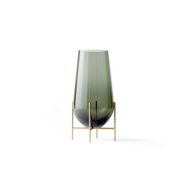 Audo Copenhagen - Echasse Vaas Large Smoke/Brushed Brass