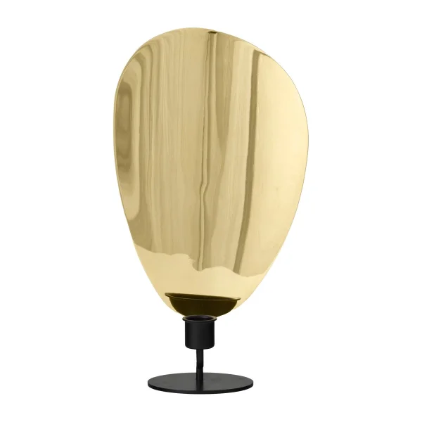 Audo Copenhagen Flambeau kandelaar 30 cm Black-polished brass