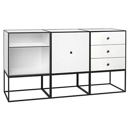 Audo Copenhagen Frame 49 Trio dressoir wit