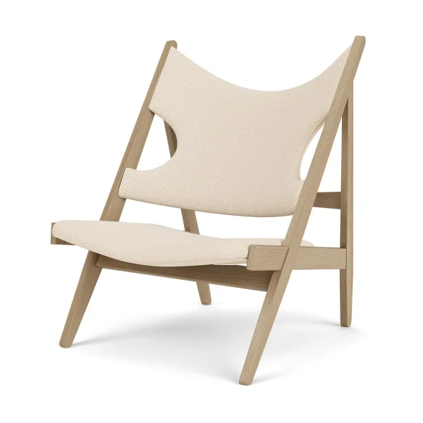 Audo Copenhagen Knitting loungefauteuil Natural oak-Logan Jasmine