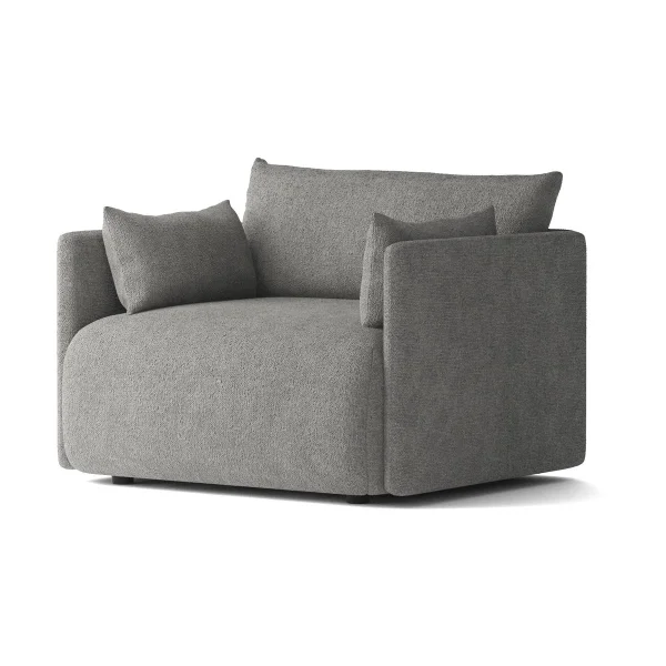 Audo Copenhagen Offset fauteuil Audo Bouclé 16 Dark grey