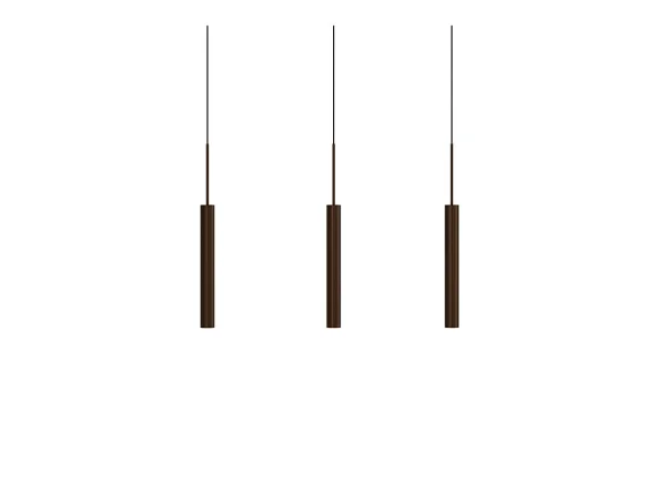 Audo Copenhagen - Tubulaire Rail 3 Hanglamp Alu/Anodized Bronzed