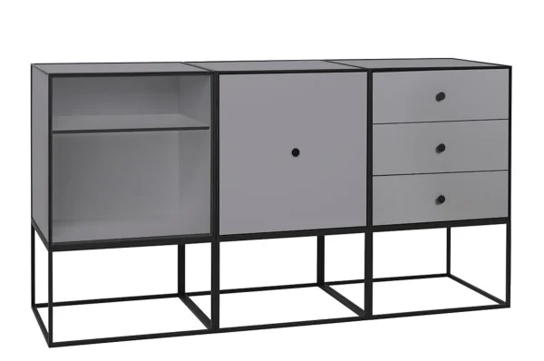 Audo Frame Sideboard 49 Trio - donkergrijs