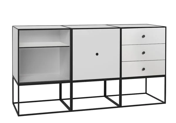 Audo Frame Sideboard 49 Trio - lichtgrijs