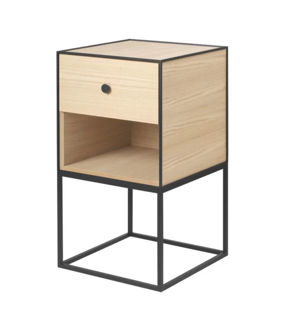 Audo Frame Sideboard - eiken - met een lade - 35 x 35 cm