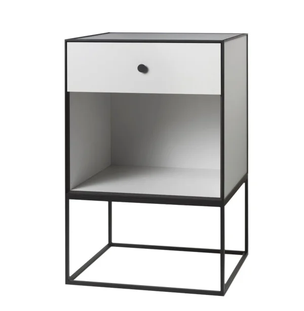 Audo Frame Sideboard - lichtgrijs - met een lade - 49 x 42 cm