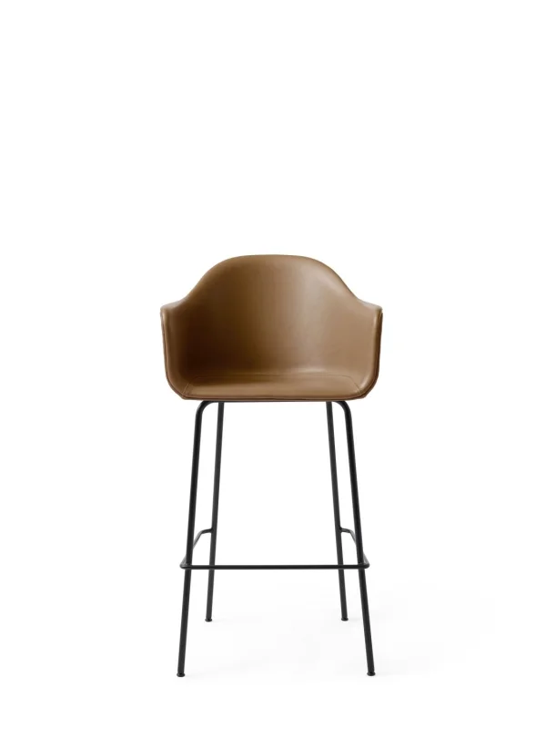 Audo Harbour Bar Chair - Leer Dakar bruin - met bekleding