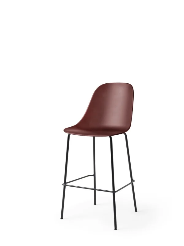 Audo Harbour Bar Side Chair zonder bekleding - burned red