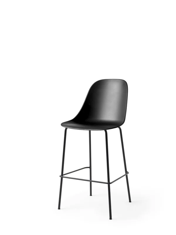 Audo Harbour Bar Side Chair zonder bekleding - zwart