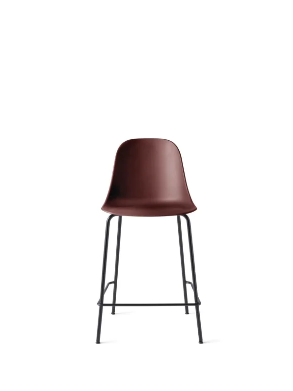 Audo Harbour Counter Side Chair - burned red