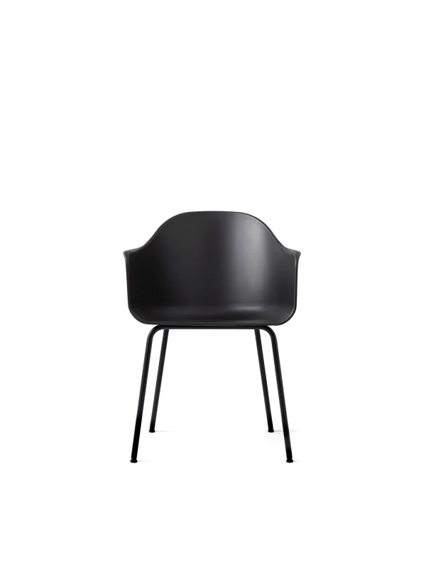 Audo Harbour Dining Chair - donker essen - Leer Dakar zwart