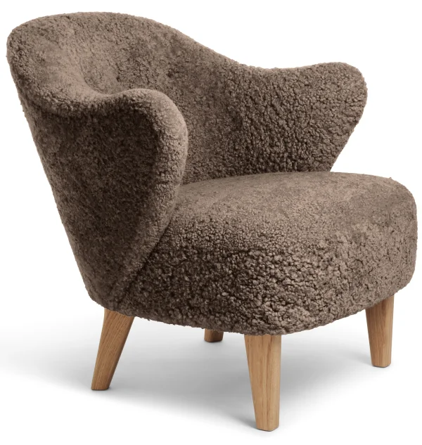 Audo Ingeborg Schapenvacht Fauteuil - eiken - sahara