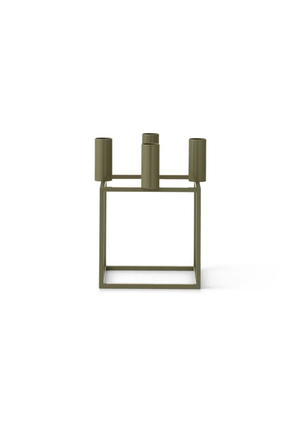 Audo Kubus 4 kandelaar - olive