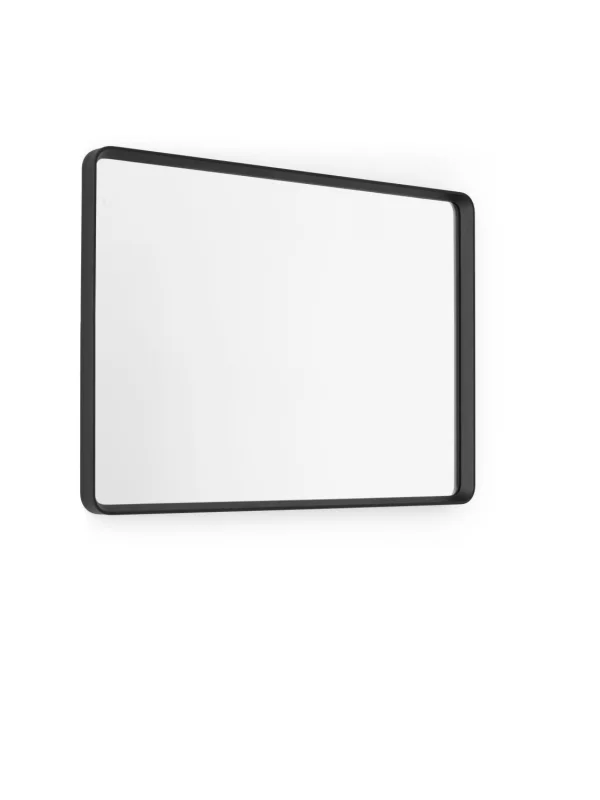 Audo Norm Mirror Rectangular - Black Aluminium