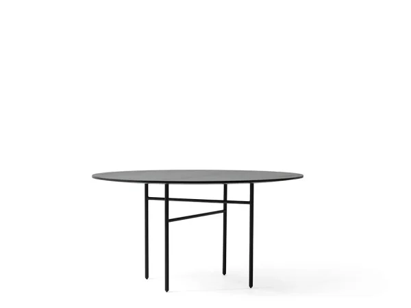 Audo Snaregade tafel - zwart - rund Ø 138 cm