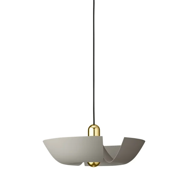 AYTM Cycnus Hanglamp - taupe/goud - M