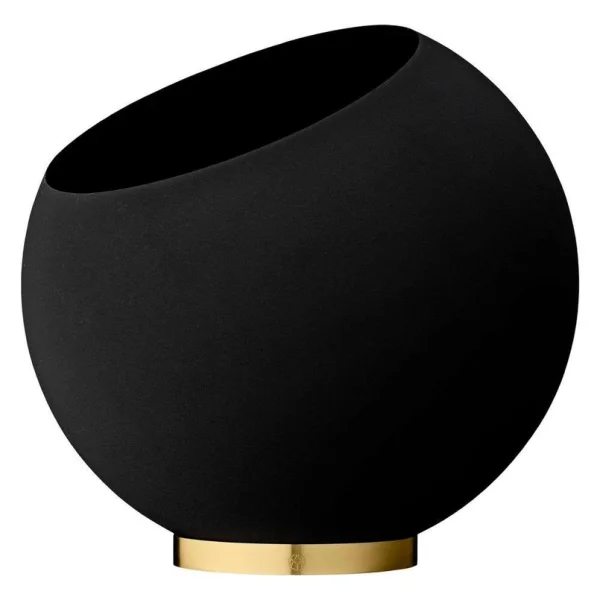 AYTM - Globe Pot Ø60xH50 Black/Gold