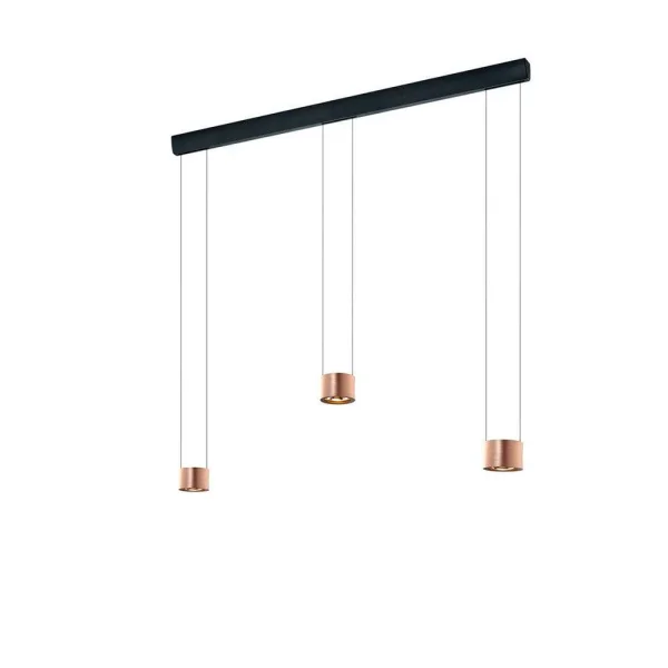 Bankamp - Impulse Trio Hanglamp Matt Rose Gold