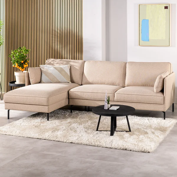 BASE 3-zits Loungebank Enola - Beige