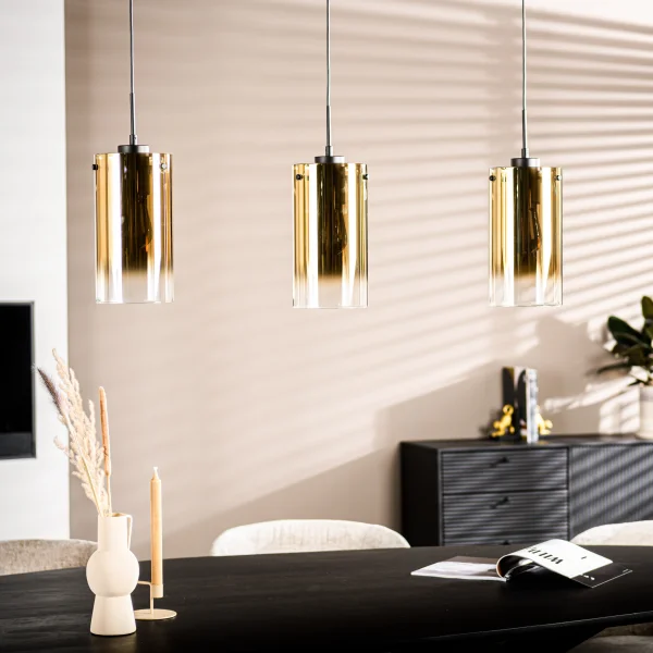 BASE Hanglamp Annabelle Glas - Goud