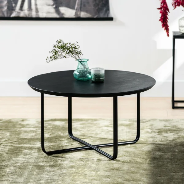 BASE Salontafel Kristof Acaciahout, 75cm - Rond