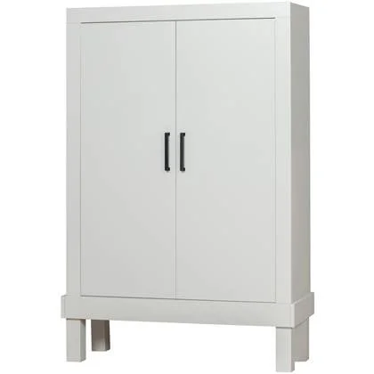 Basiclabel Bonk dichte kast - Grenen - Mist - 160x103x37