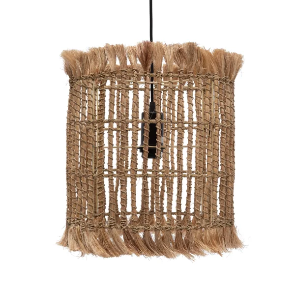 Bazar Bizar Abaca Bird Cage Hanglamp - Naturel - M