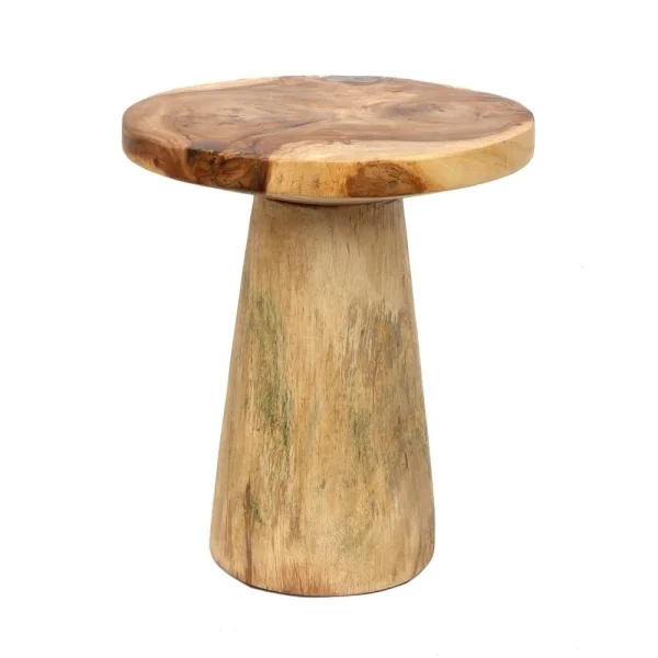 Bazar Bizar Timber Conic Bijzettafel - Naturel - 50