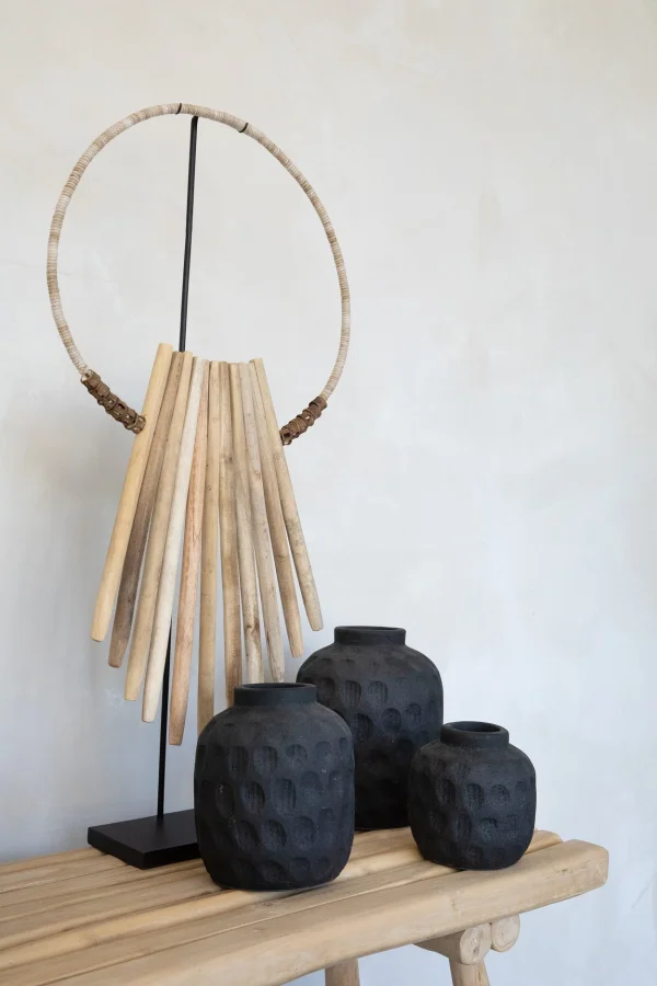 Bazar Bizar Wooden Sticks op Stand - Naturel