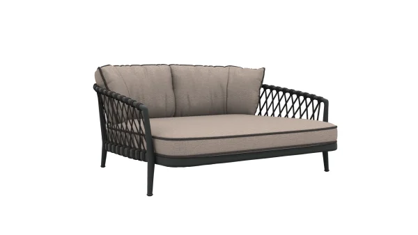 B&B Italia Erica '19 Daybed - antraciet - Leila 203 Sabbia