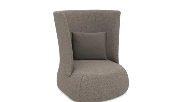 B&B Italia Fat-Sofa Fauteuil hoge rugleuning - Sila Dove Grey