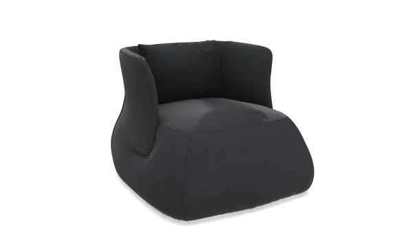 B&B Italia Fat-Sofa Fauteuil lage rugleuning - Aramis smoke grey