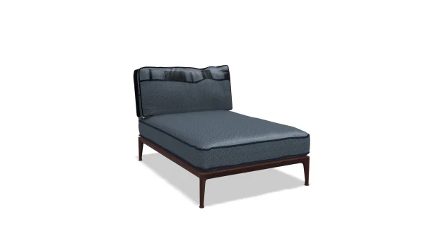 B&B Italia Ribes Chaise Longue 141 cm - Argilla - rmitage 840 blauw